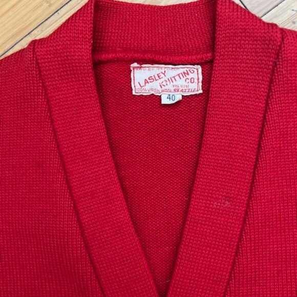 VTG LETTERMAN'S SWEATER '74 Wrestling - Picture 3 of 13